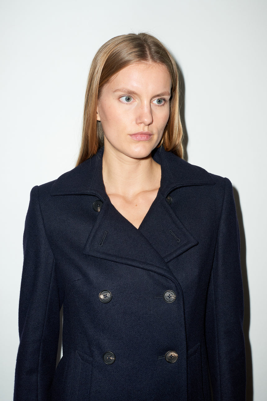 NAVY PEA COAT