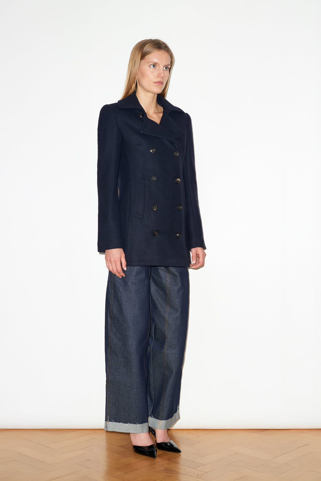 NAVY PEA COAT – Hegarty