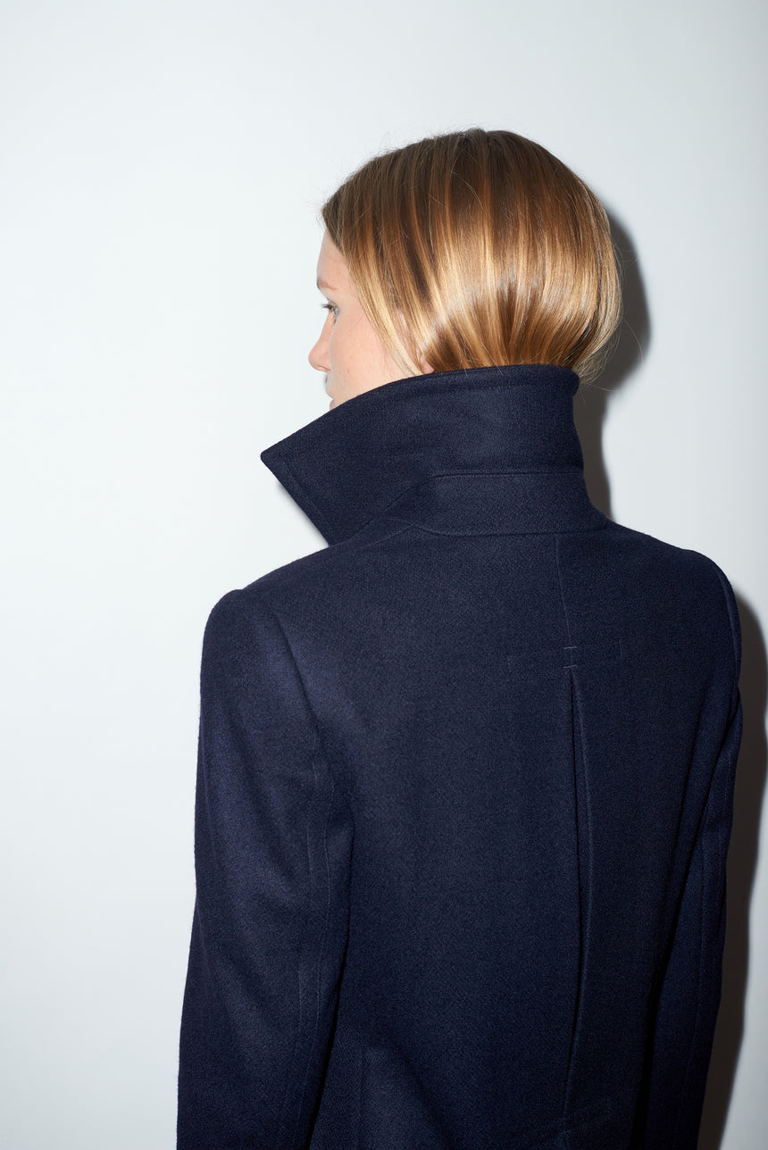 NAVY PEA COAT