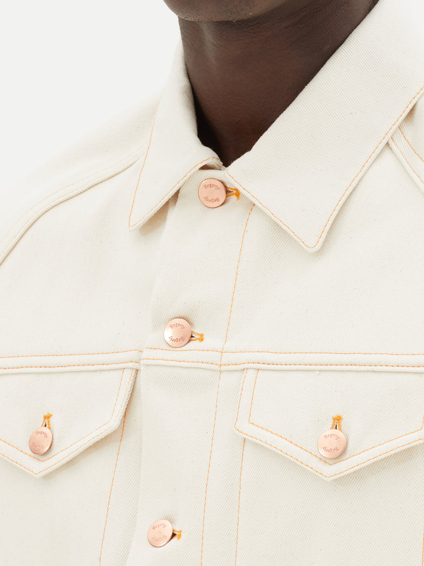 ECRU SELVEDGE DENIM JACKET