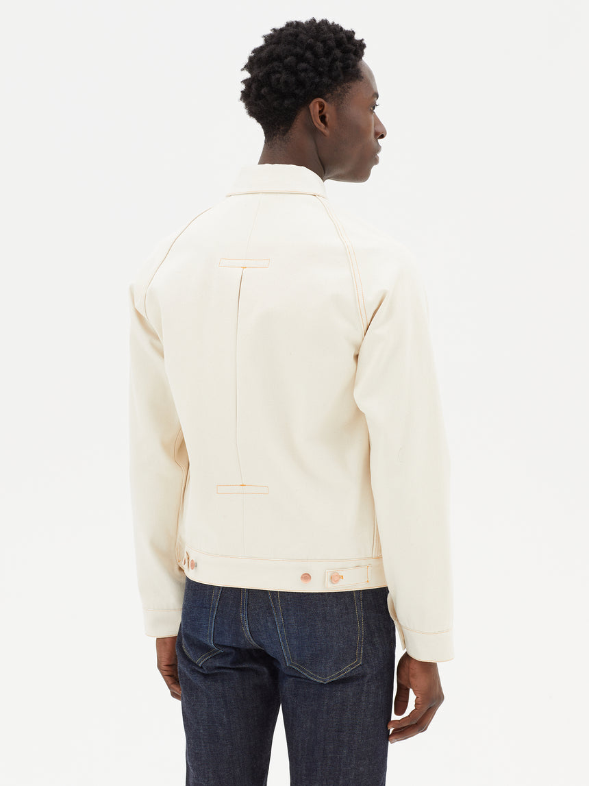 ECRU SELVEDGE DENIM JACKET