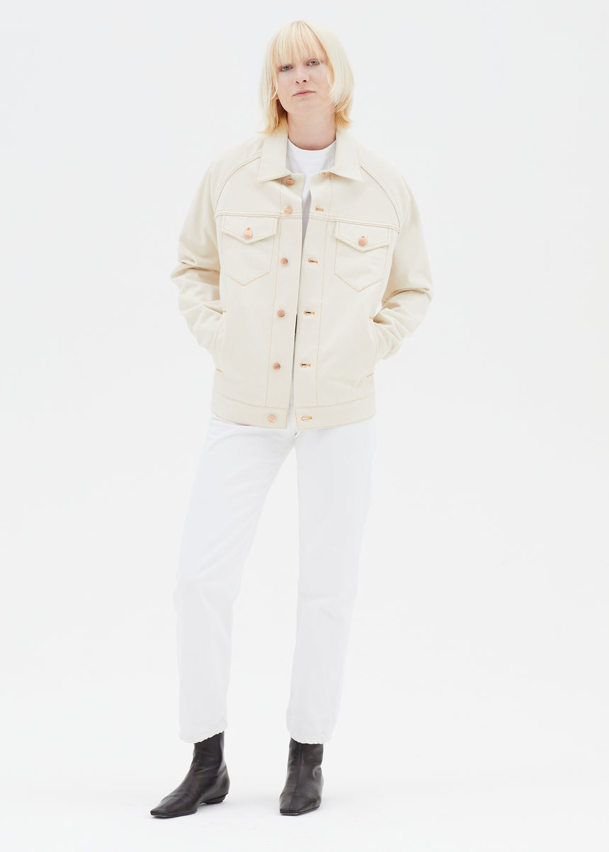 ECRU SELVEDGE DENIM JACKET