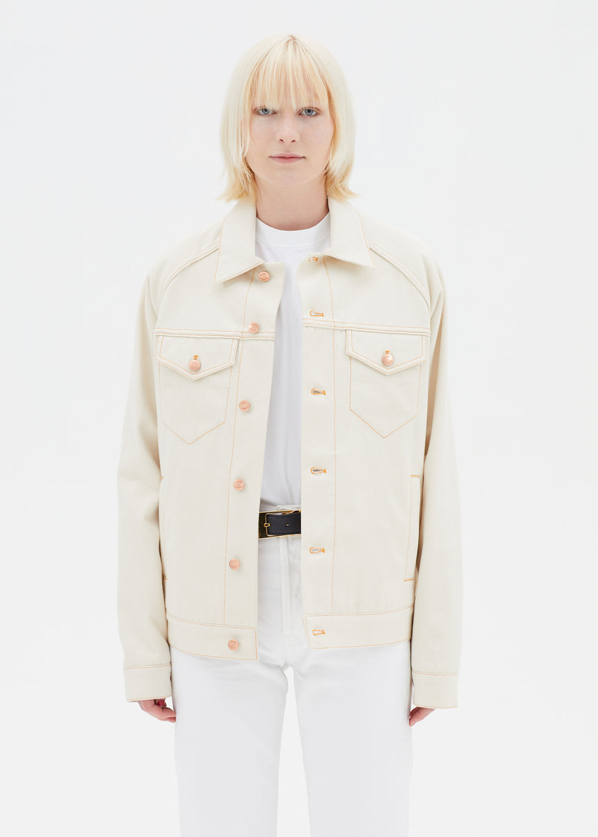 ECRU SELVEDGE DENIM JACKET