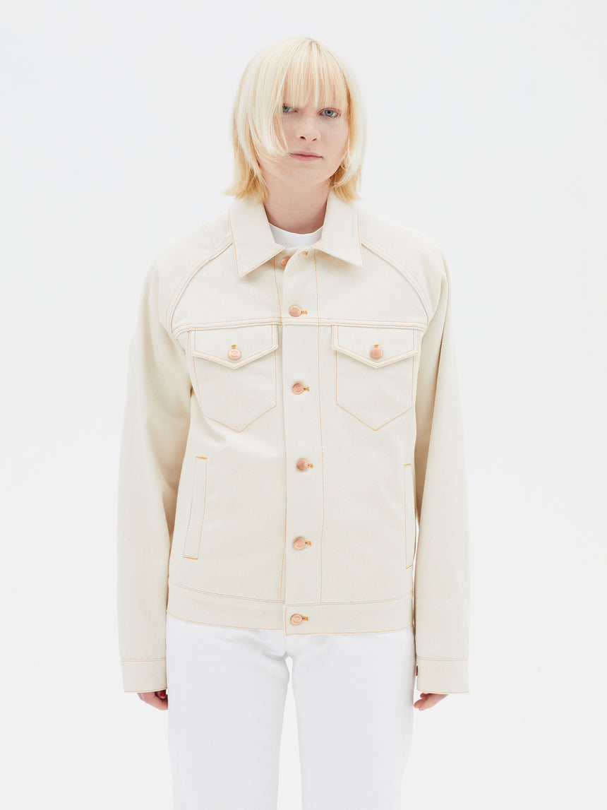 ECRU SELVEDGE DENIM JACKET