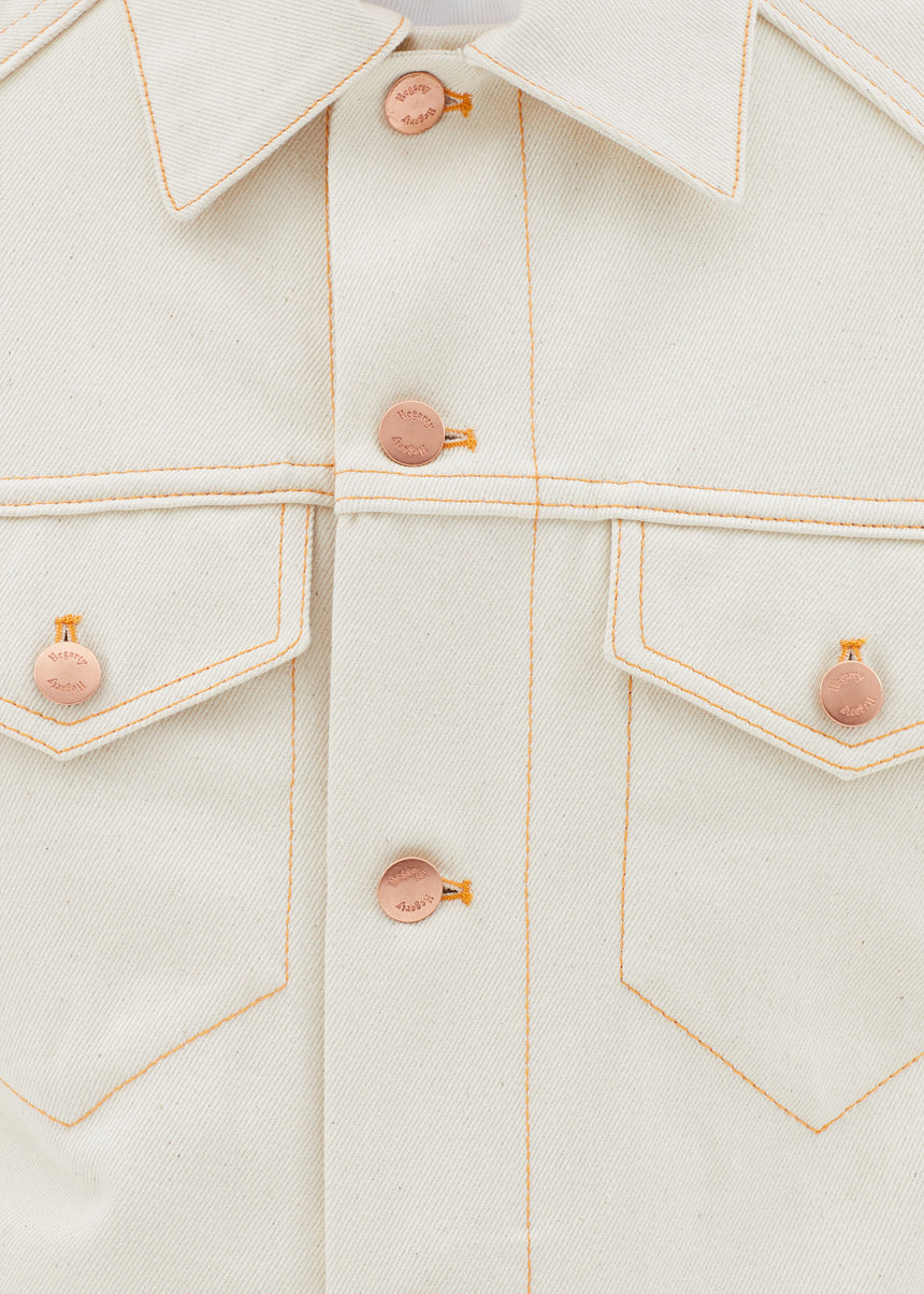 ECRU SELVEDGE DENIM JACKET
