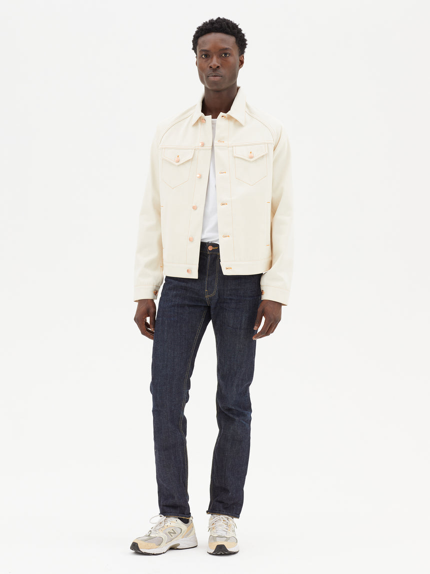 ECRU SELVEDGE DENIM JACKET