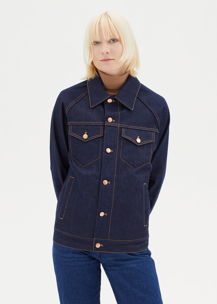 INDIGO SELVEDGE DENIM JACKET