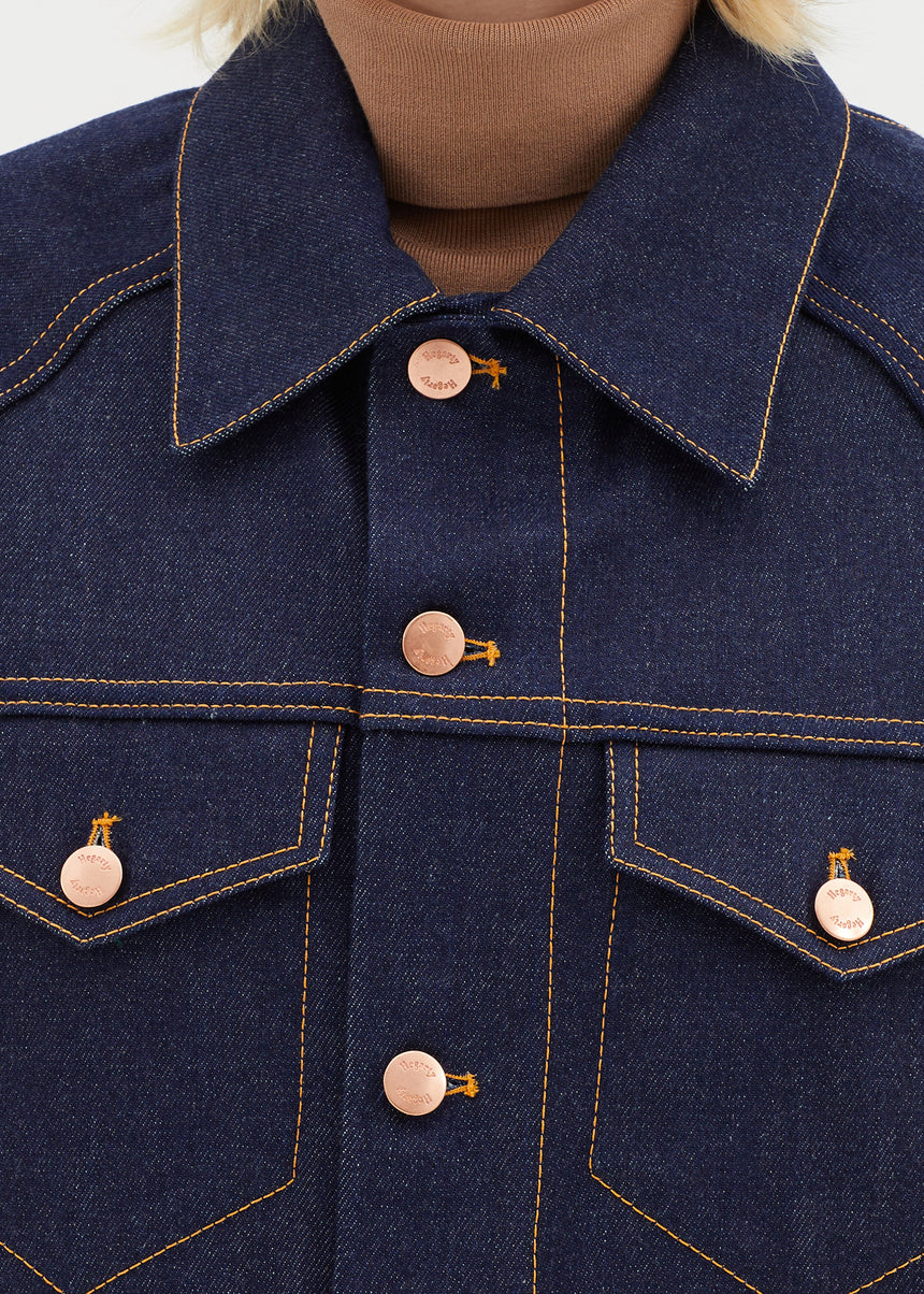 INDIGO SELVEDGE DENIM JACKET