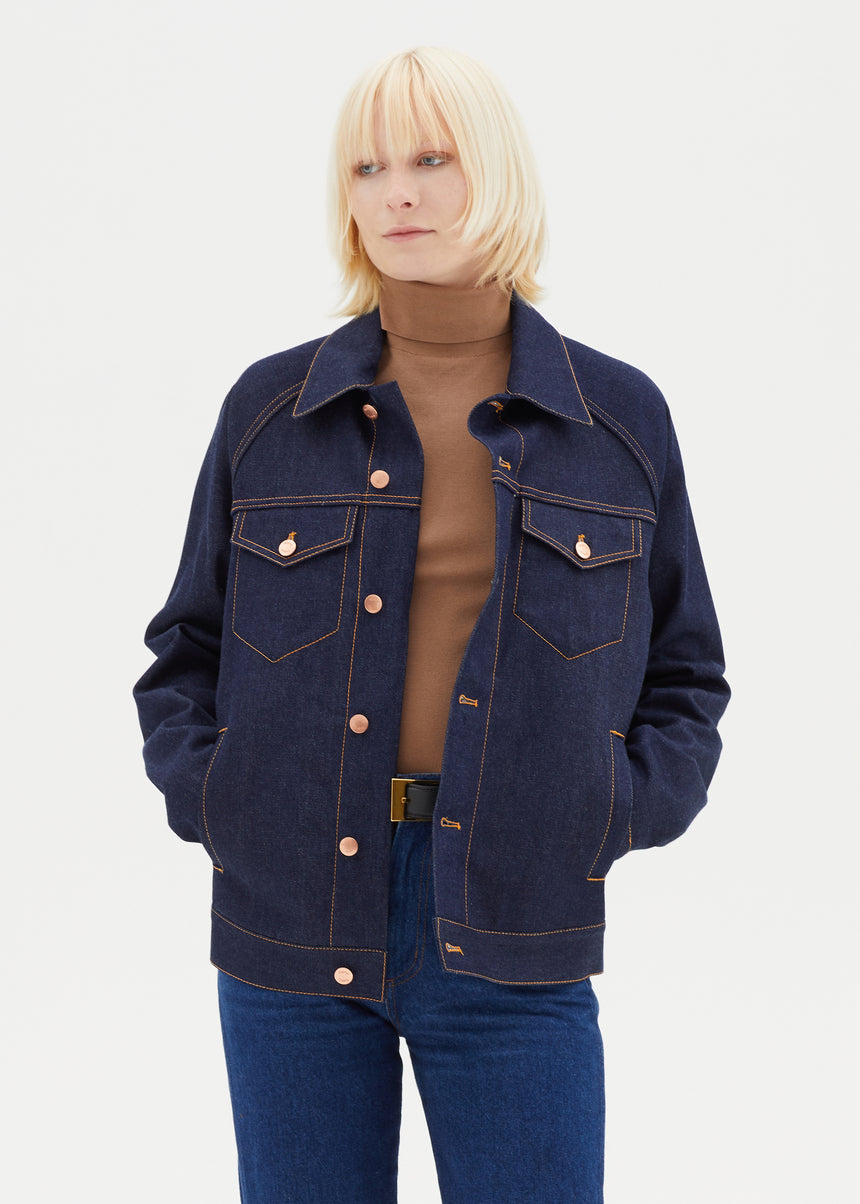 INDIGO SELVEDGE DENIM JACKET