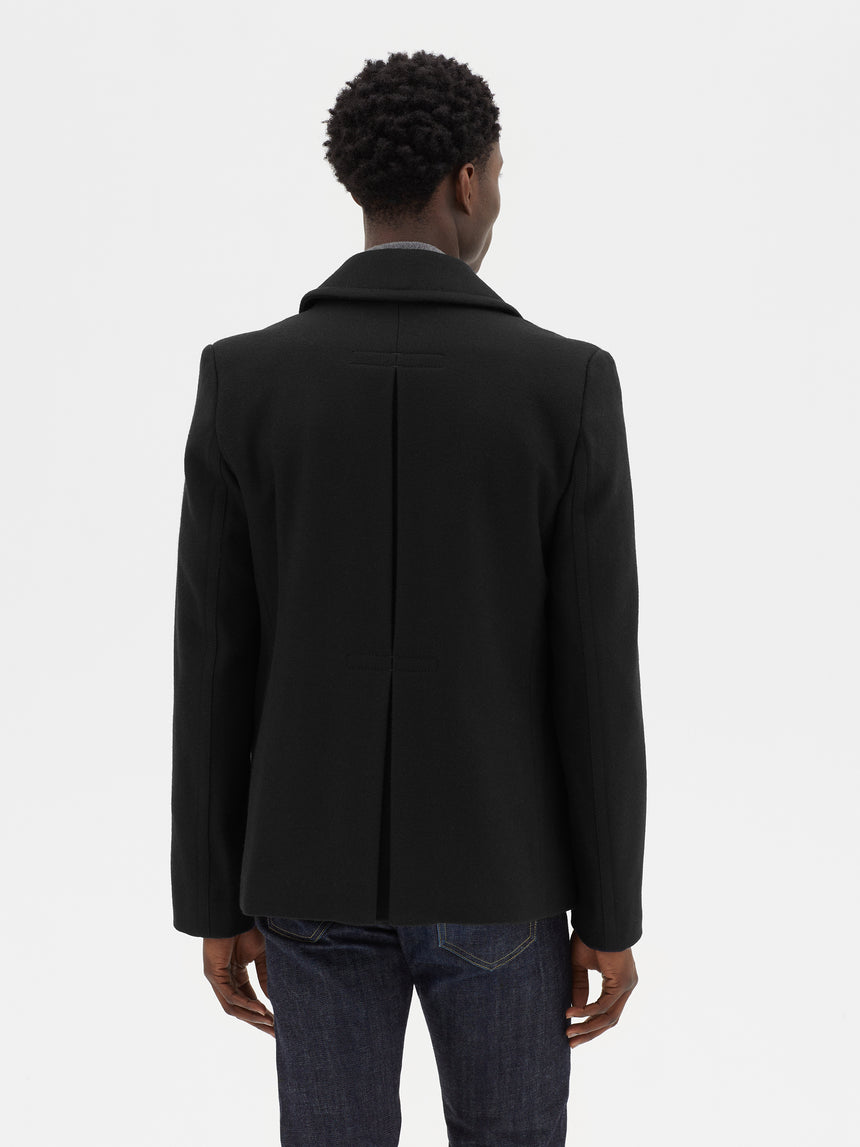 BLACK PEA COAT