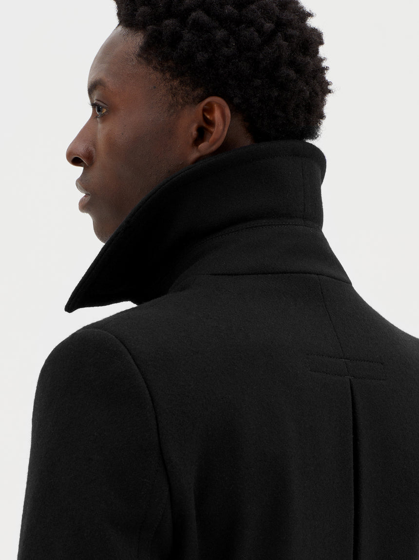 BLACK PEA COAT