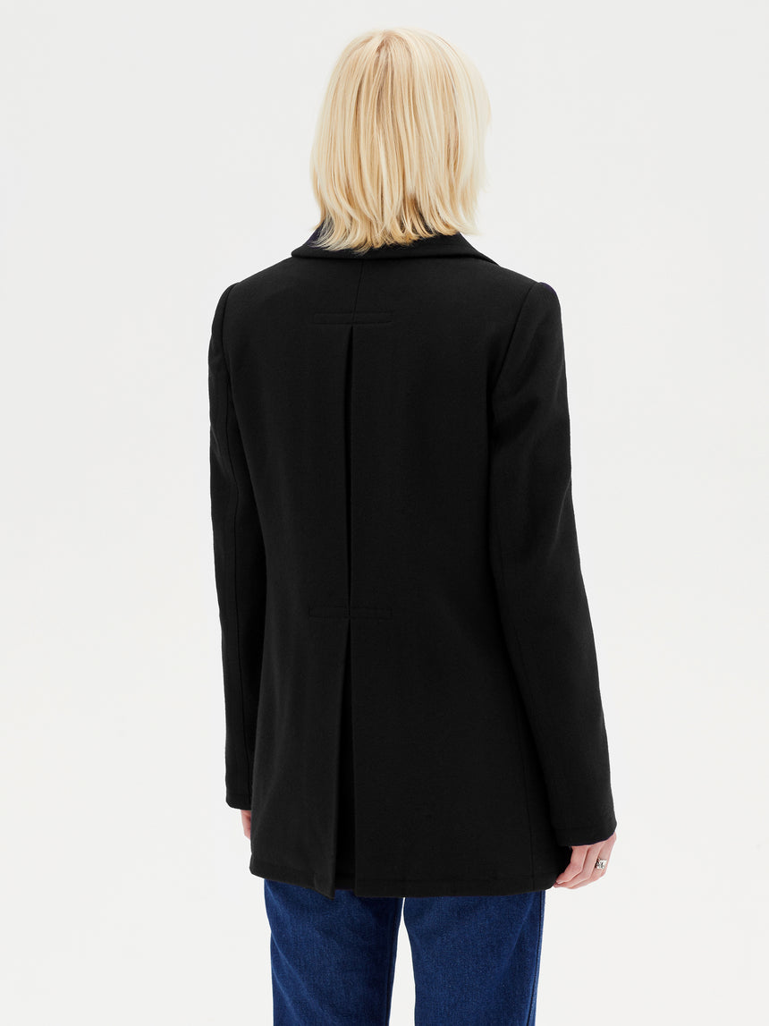 BLACK PEA COAT