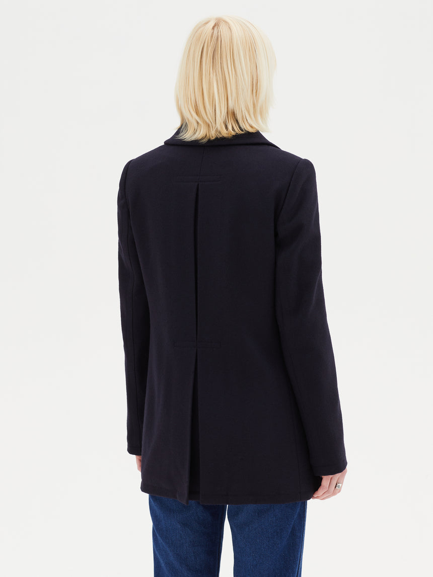 NAVY PEA COAT