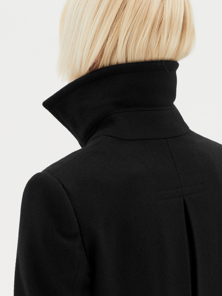 BLACK PEA COAT
