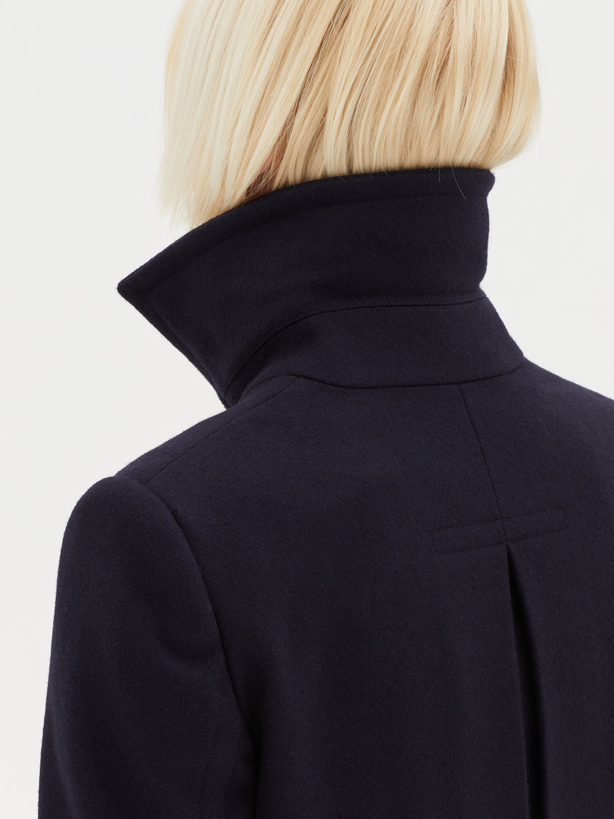 NAVY PEA COAT