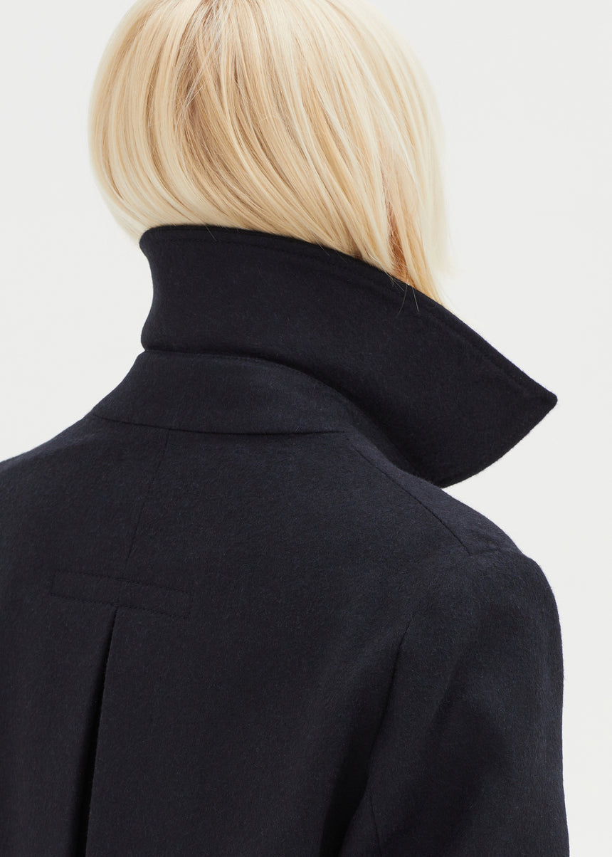 SINGLE BREASTED CASHMERE OVERCOAT