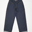 WIDE LEG MID RISE INDIGO JEANS