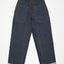 WIDE LEG MID RISE INDIGO JEANS