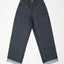 WIDE LEG MID RISE INDIGO JEANS