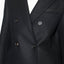 DOUBLE BREASTED CASHMERE & WOOL OVERCOAT