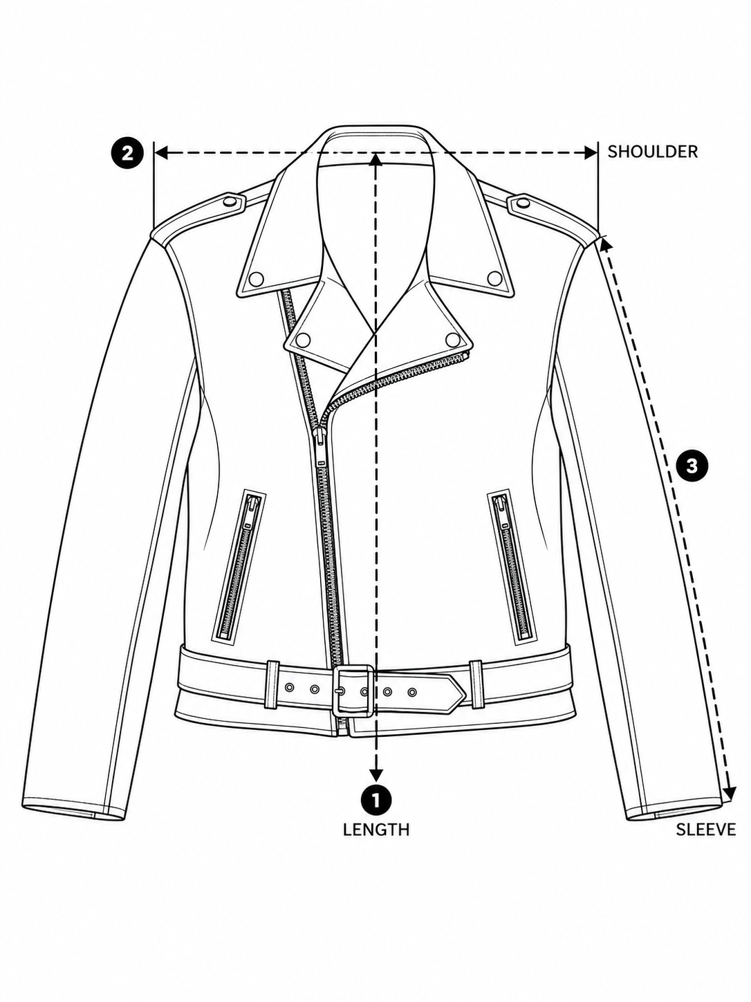 LEATHER BIKER JACKET