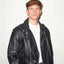 LEATHER BIKER JACKET