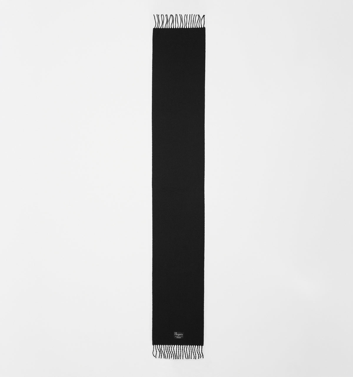 BLACK LAMBSWOOL SCARF