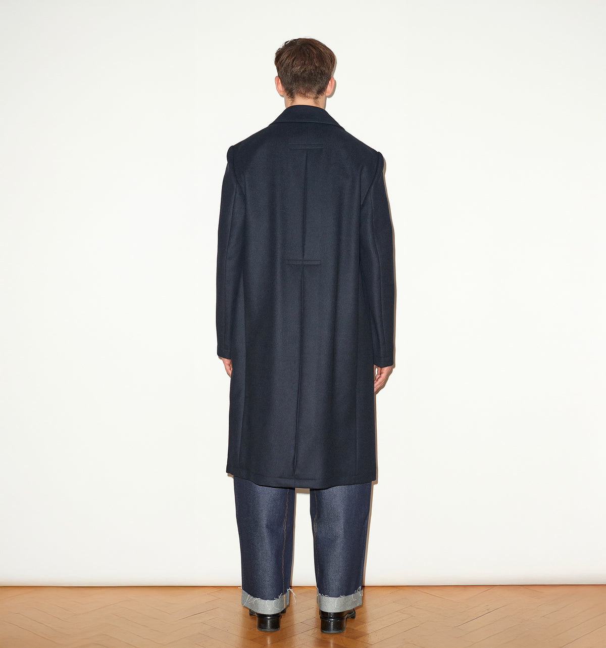 CASHMERE SINGLE BREASTED OVERCOAT