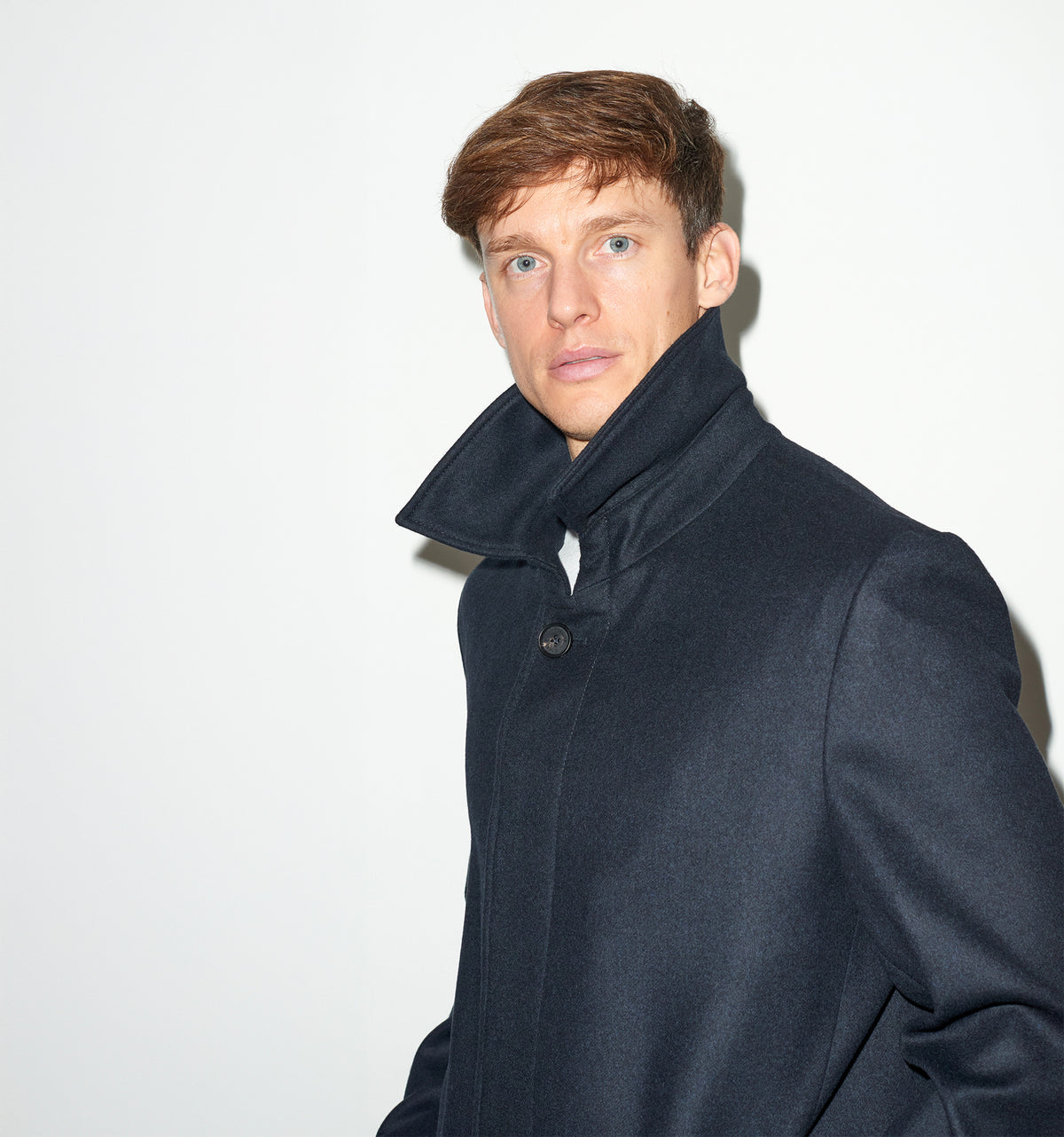 CASHMERE SINGLE BREASTED OVERCOAT