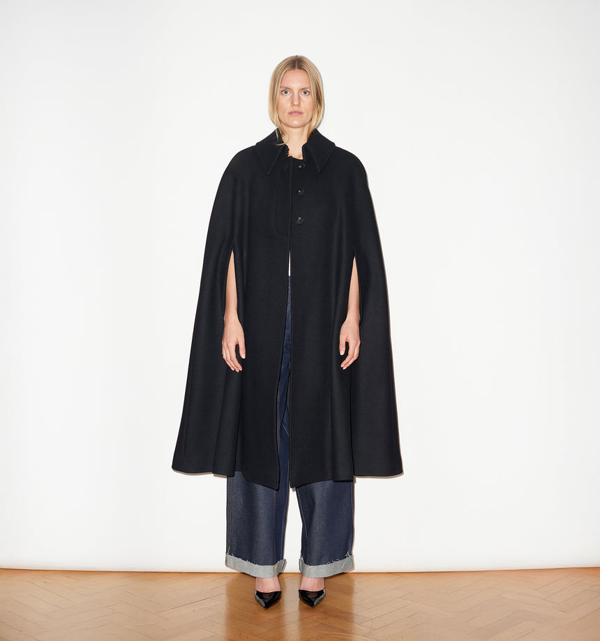 WOOL MELTON CLOAK