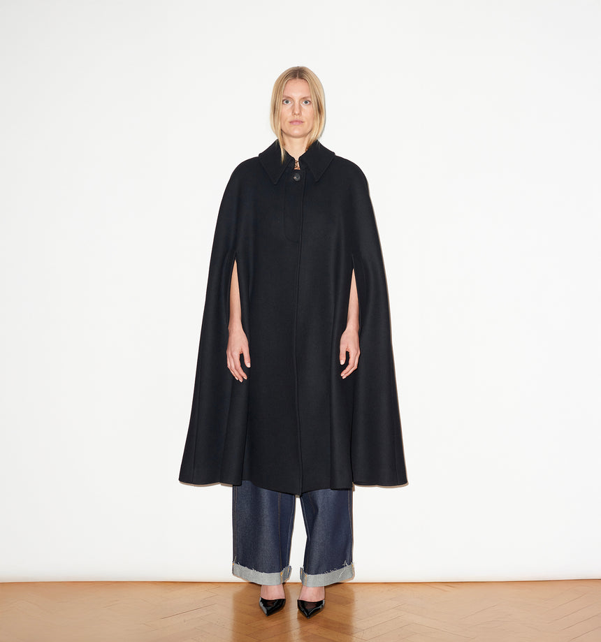 WOOL MELTON CLOAK