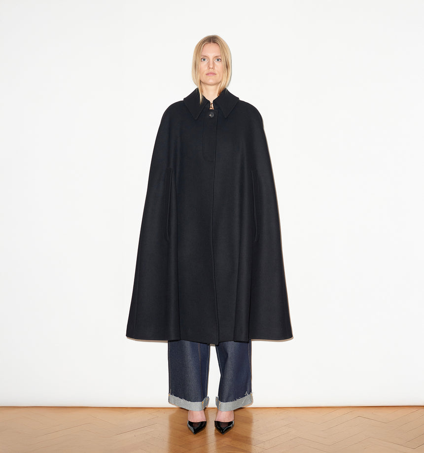 WOOL MELTON CLOAK