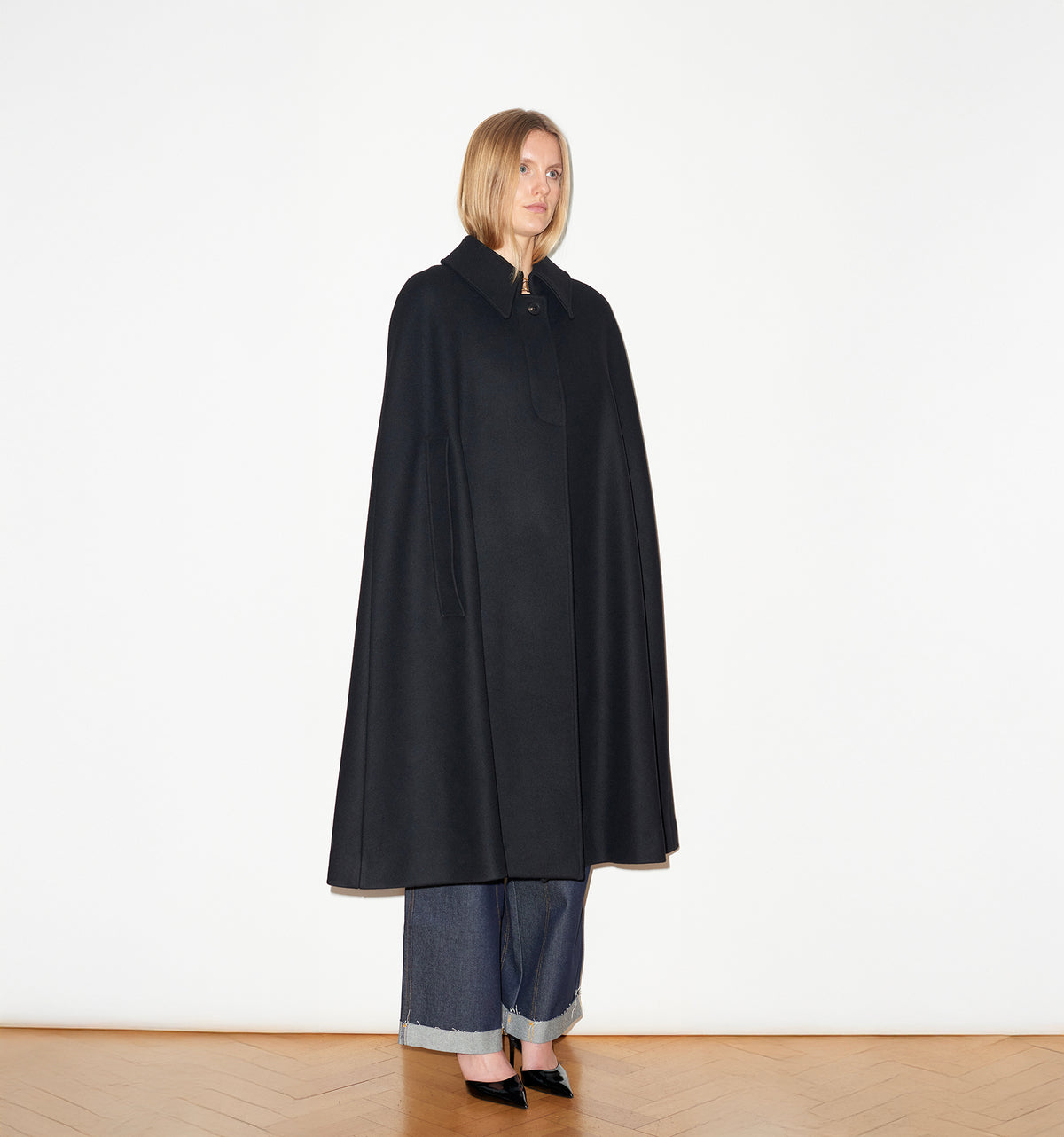 WOOL MELTON CLOAK