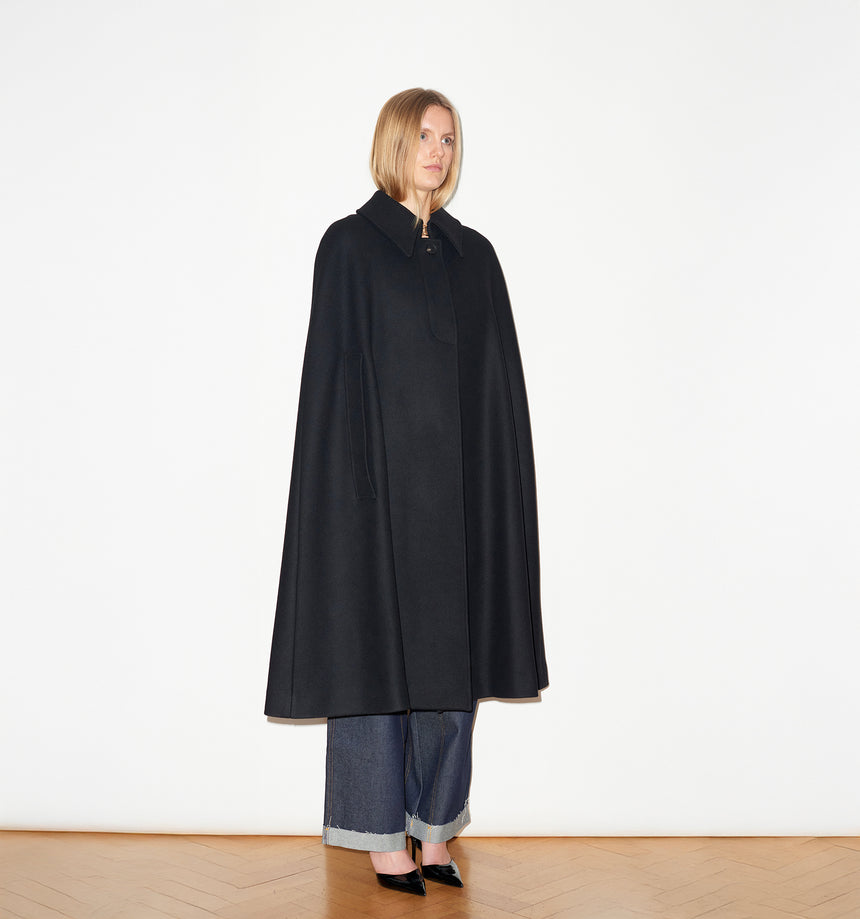 WOOL MELTON CLOAK