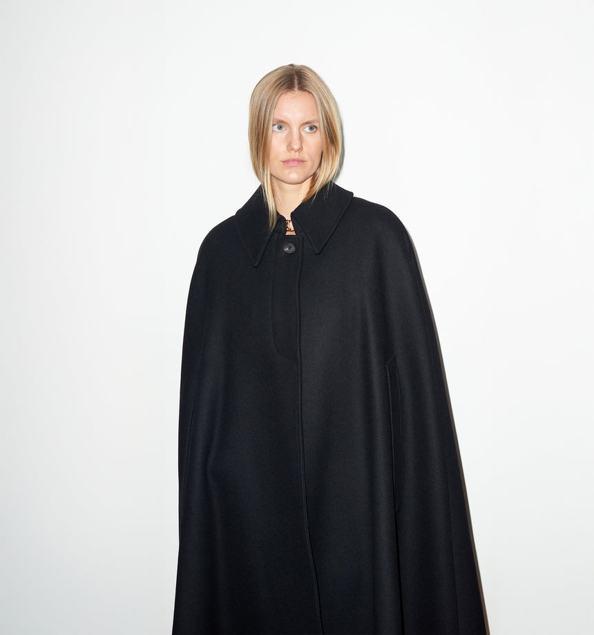 WOOL MELTON CLOAK