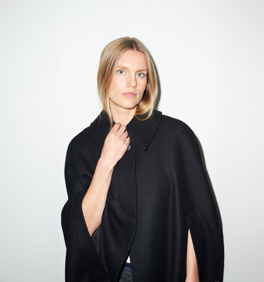 WOOL MELTON CLOAK