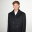 CASHMERE & WOOL PEA COAT