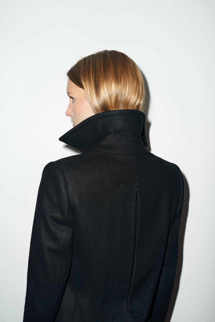 BLACK PEA COAT