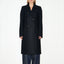 DOUBLE BREASTED CASHMERE & WOOL OVERCOAT