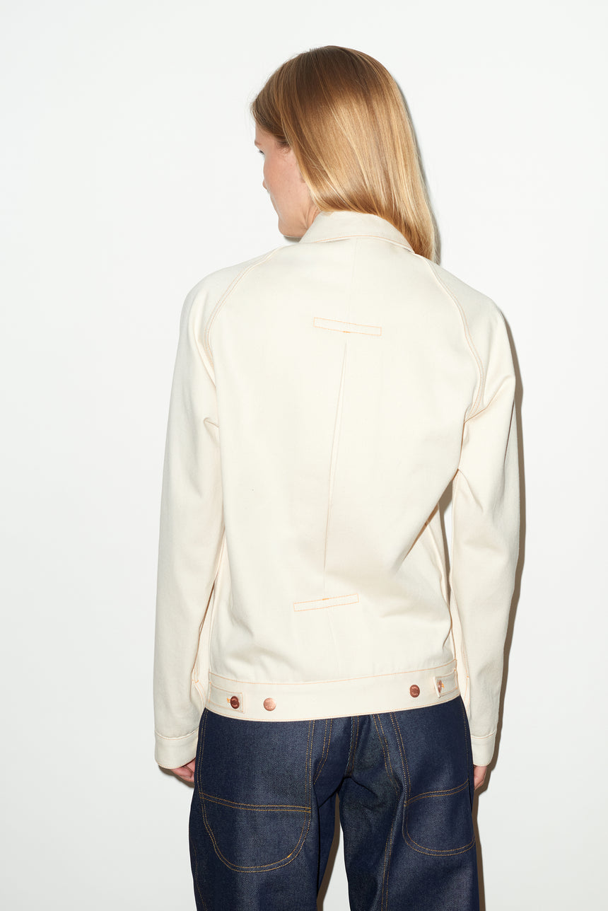 ECRU SELVEDGE DENIM JACKET