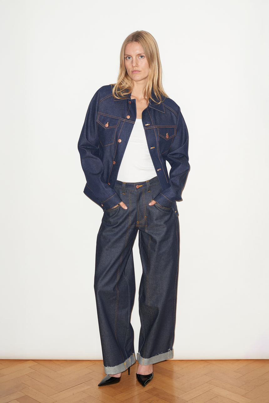 INDIGO SELVEDGE DENIM JACKET