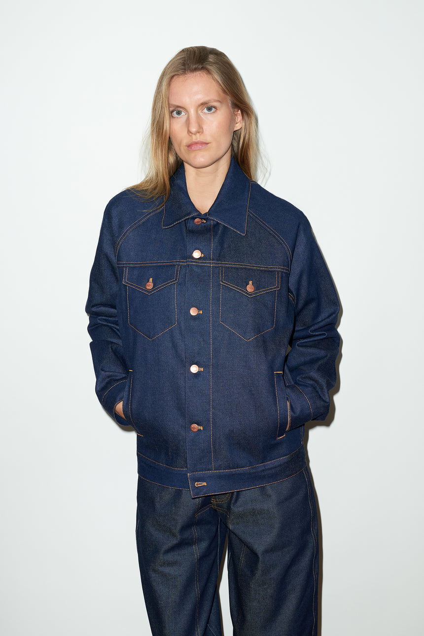 INDIGO SELVEDGE DENIM JACKET