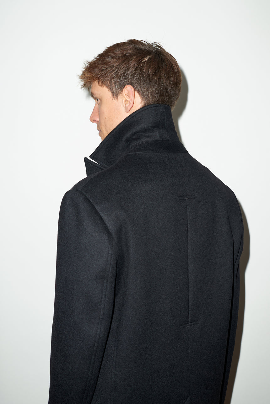 CASHMERE & WOOL PEA COAT