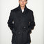 CASHMERE & WOOL PEA COAT