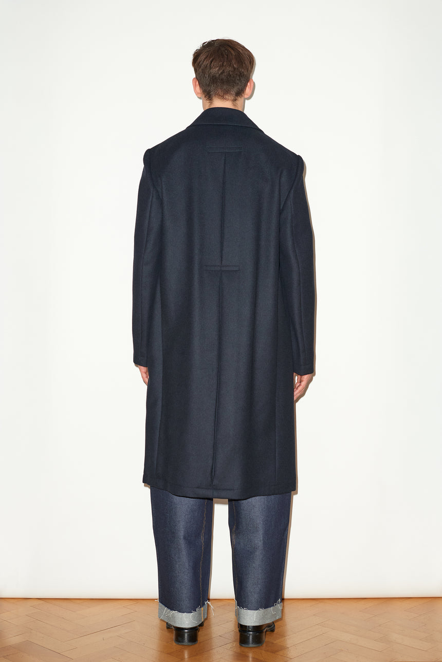 SINGLE BREASTED CASHMERE OVERCOAT