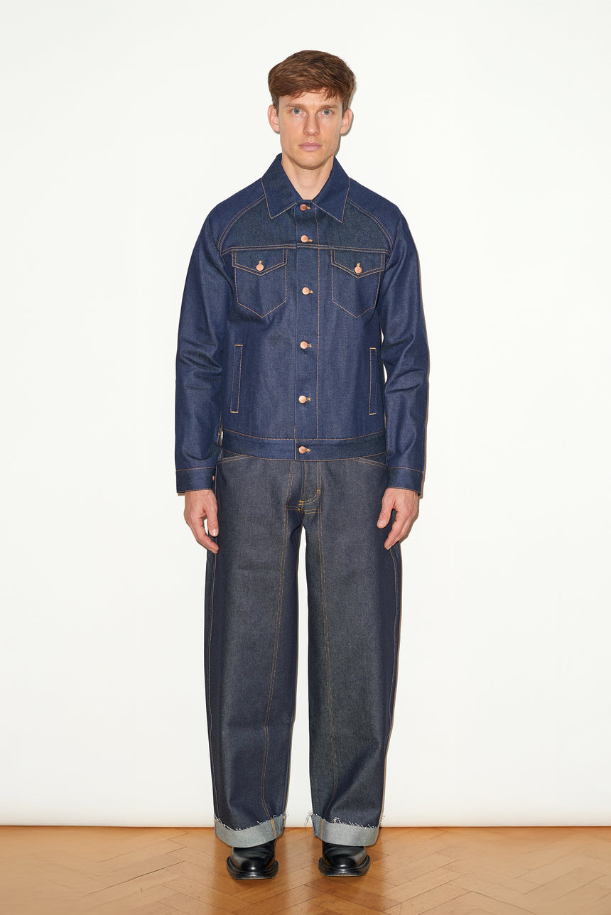 INDIGO SELVEDGE DENIM JACKET