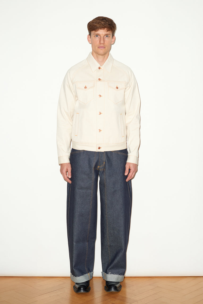 ECRU SELVEDGE DENIM JACKET