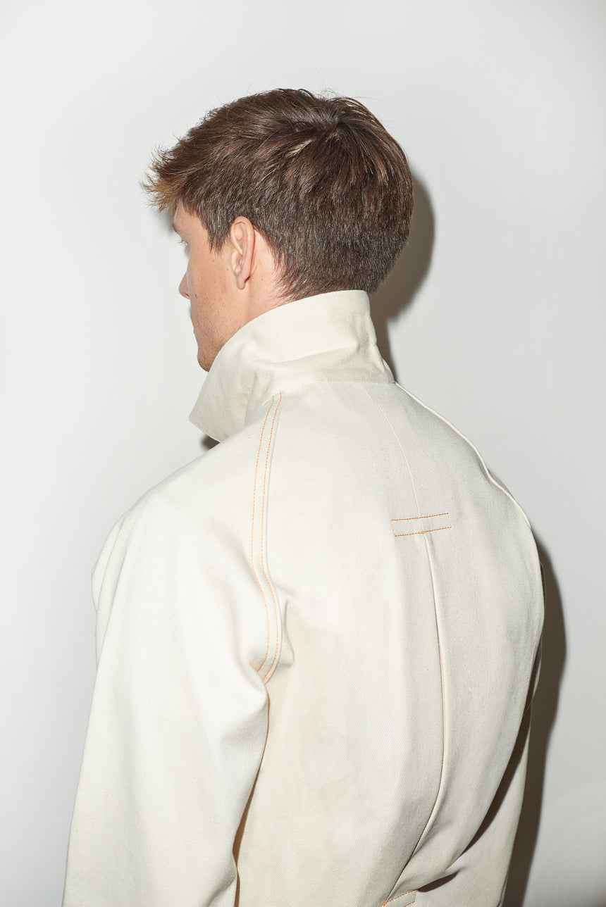 ECRU SELVEDGE DENIM JACKET