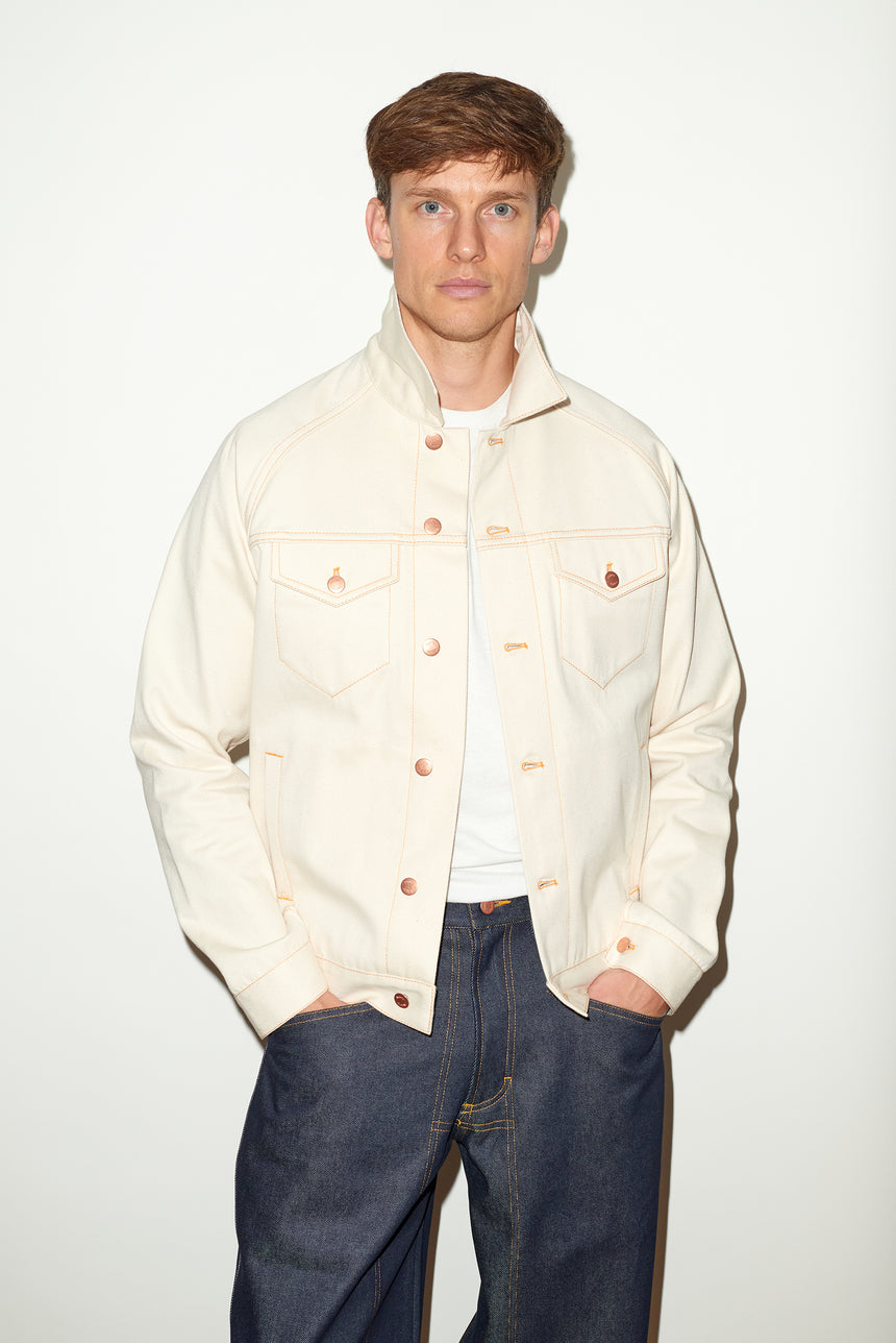 ECRU SELVEDGE DENIM JACKET
