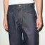 WIDE LEG MID RISE INDIGO JEANS